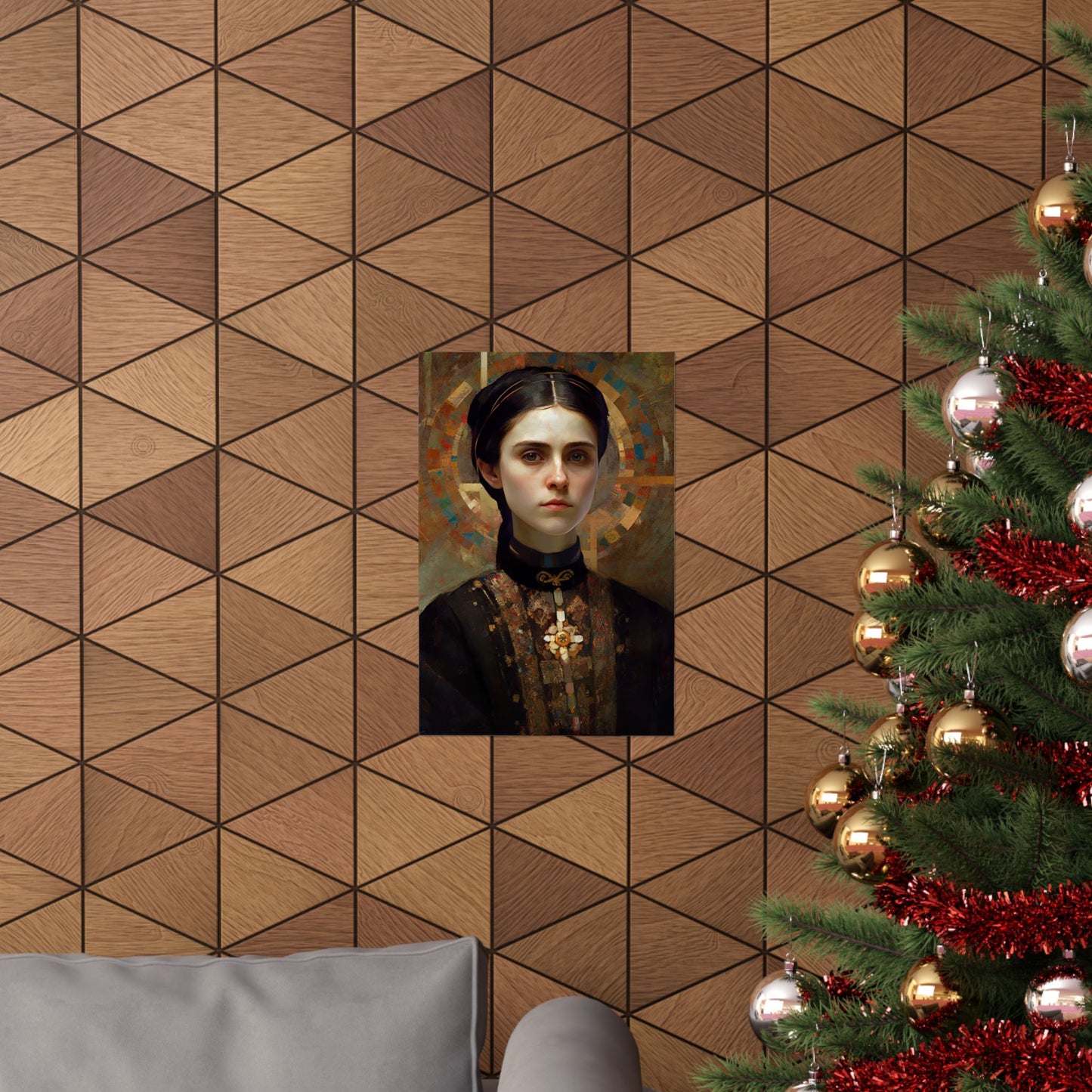 Saint Gemma Galgani Print - Sanctified Souls Print - Multiple Sizes - Premium Matte Vertical Posters