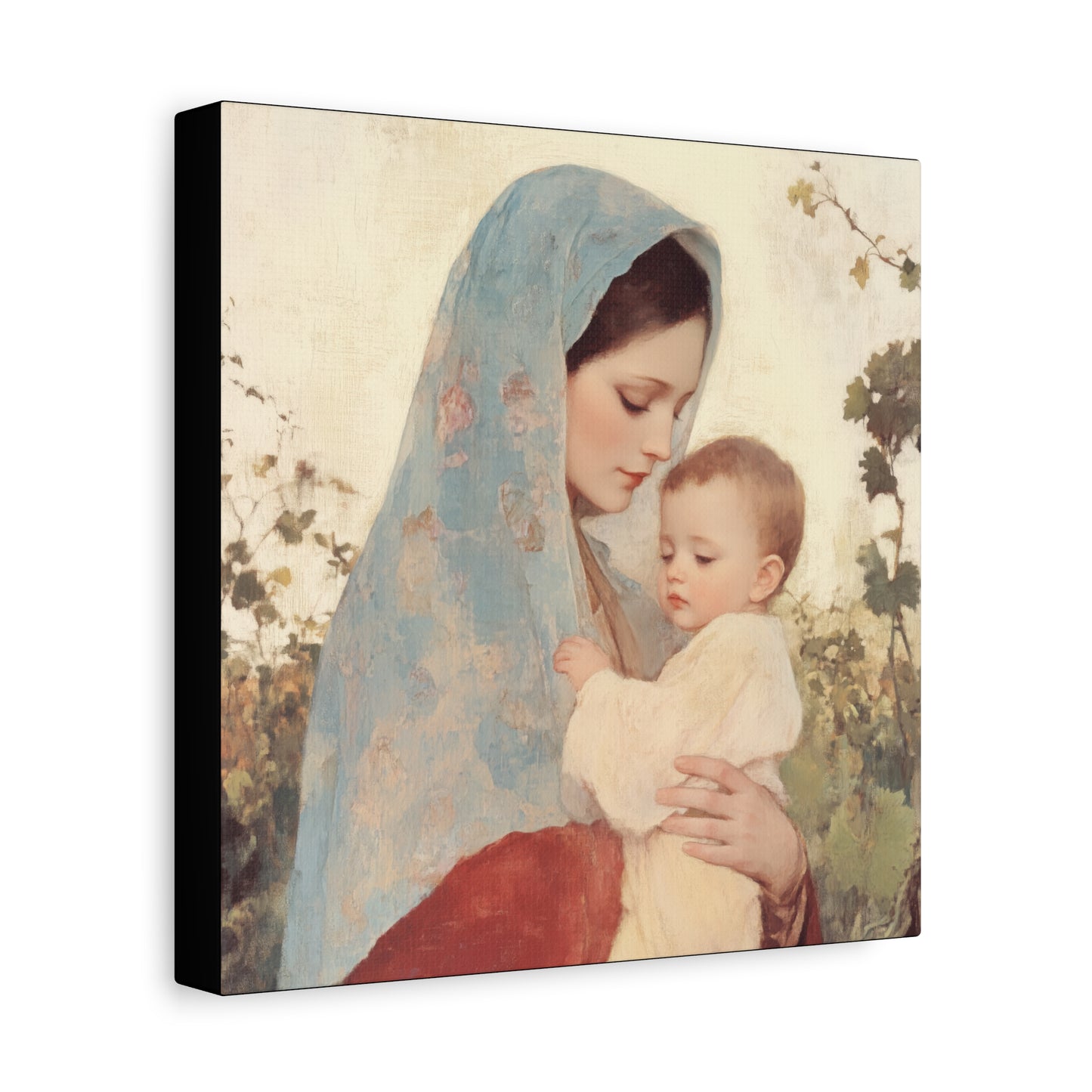 Our Lady of the Grapes / Out Lady of the Harvest - Gallery Wrapped Canvas - Print - Religious Art for your Home - Catholic Art