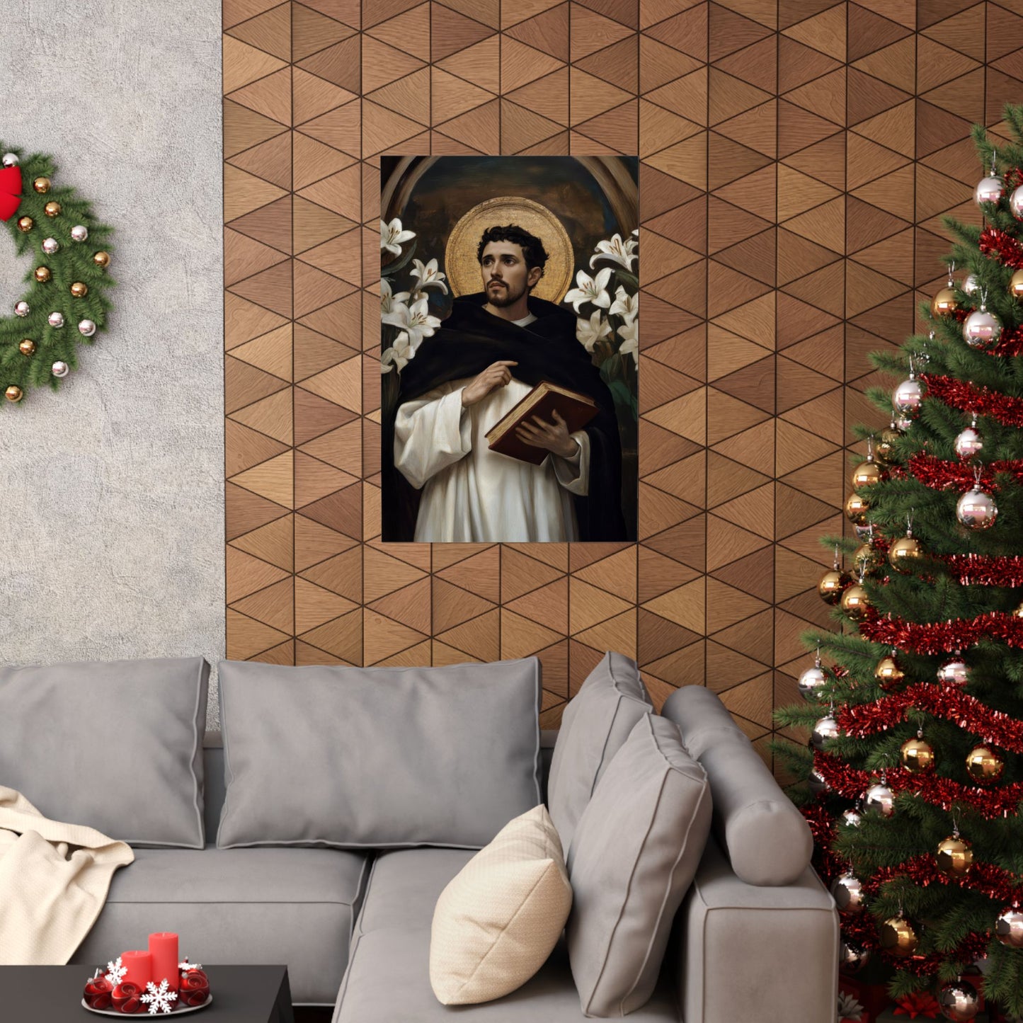 Saint Dominic - Sanctified Souls Print - Multiple Sizes - Premium Posters - Catholic Art - Christian Home Decor Artwork