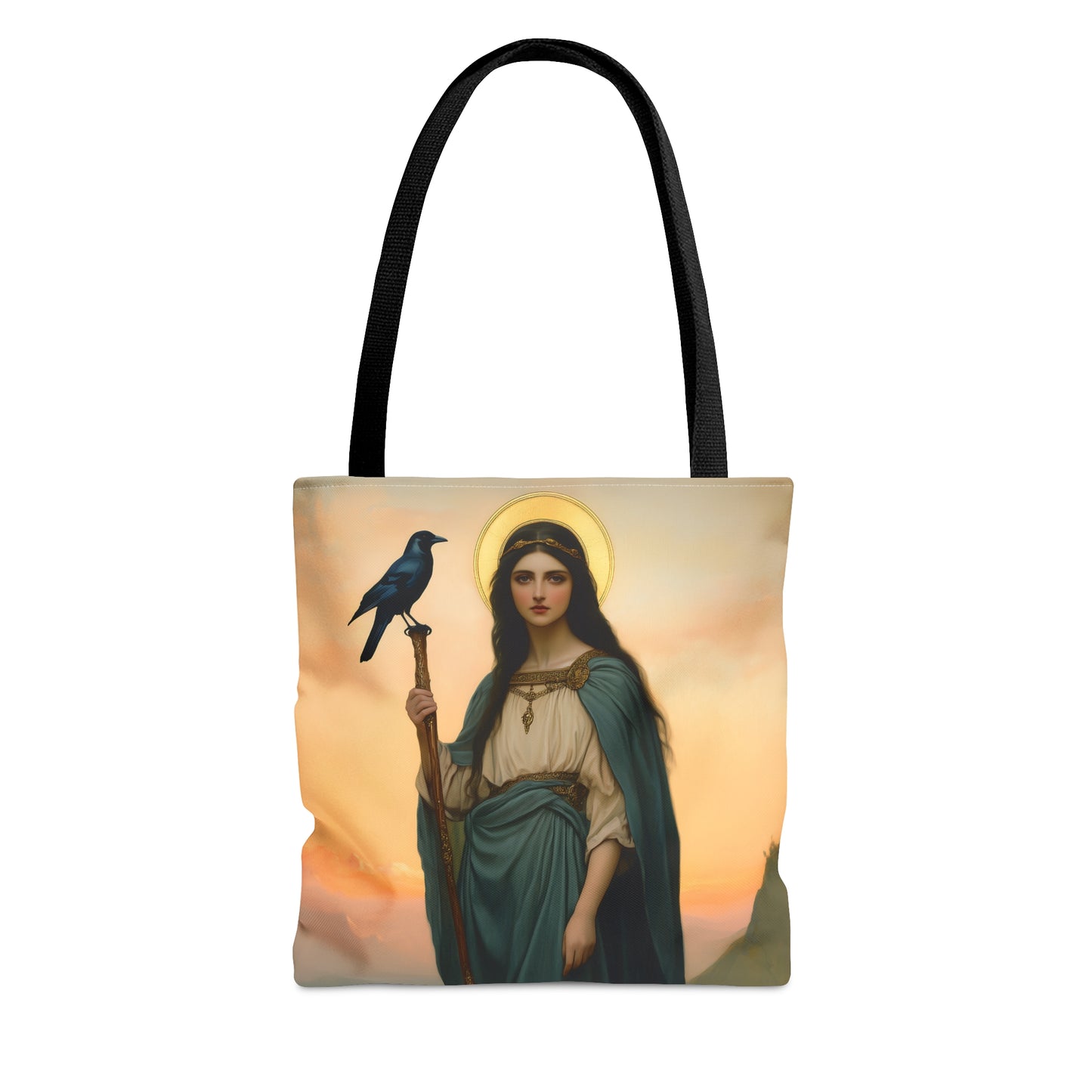 Saint Oda Tote Bag - Large Medium Small Faith Art Bag - Catholic Faith Purse - Religious - Prayer Bag - Devotional Purse