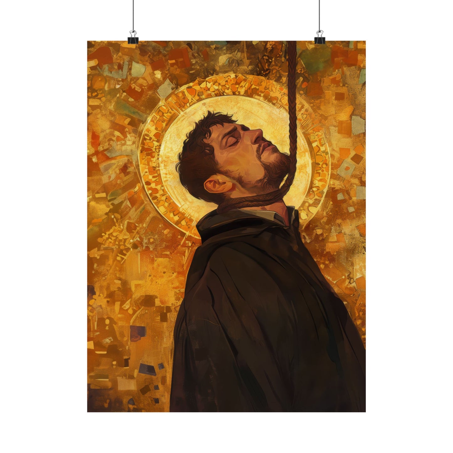 Saint John Ogilvie Poster Print - Sanctified Souls Print - Multiple Sizes - Premium Posters - Catholic Art for your home