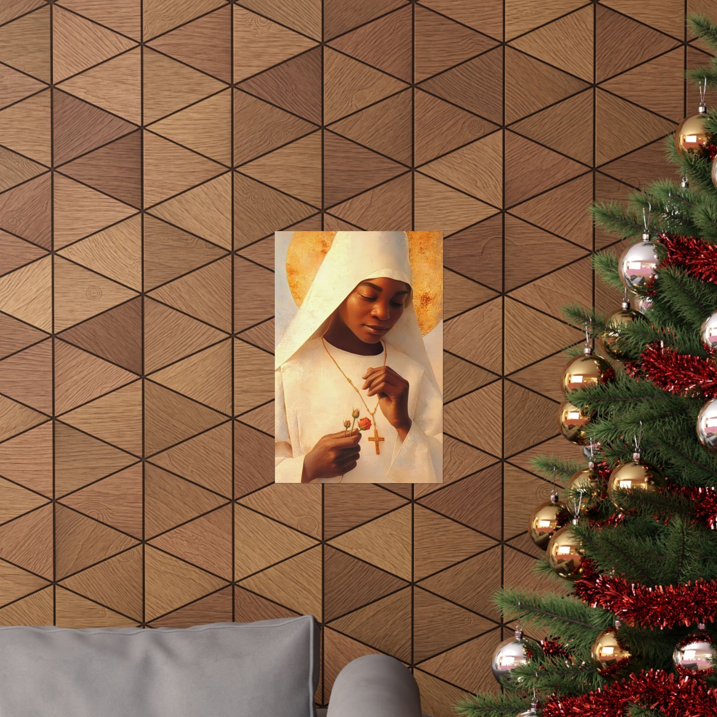 Blessed Marie-Clementine Anuarite Nengapeta - Sanctified Souls Print - Multiple Sizes - Premium Matte Vertical Posters