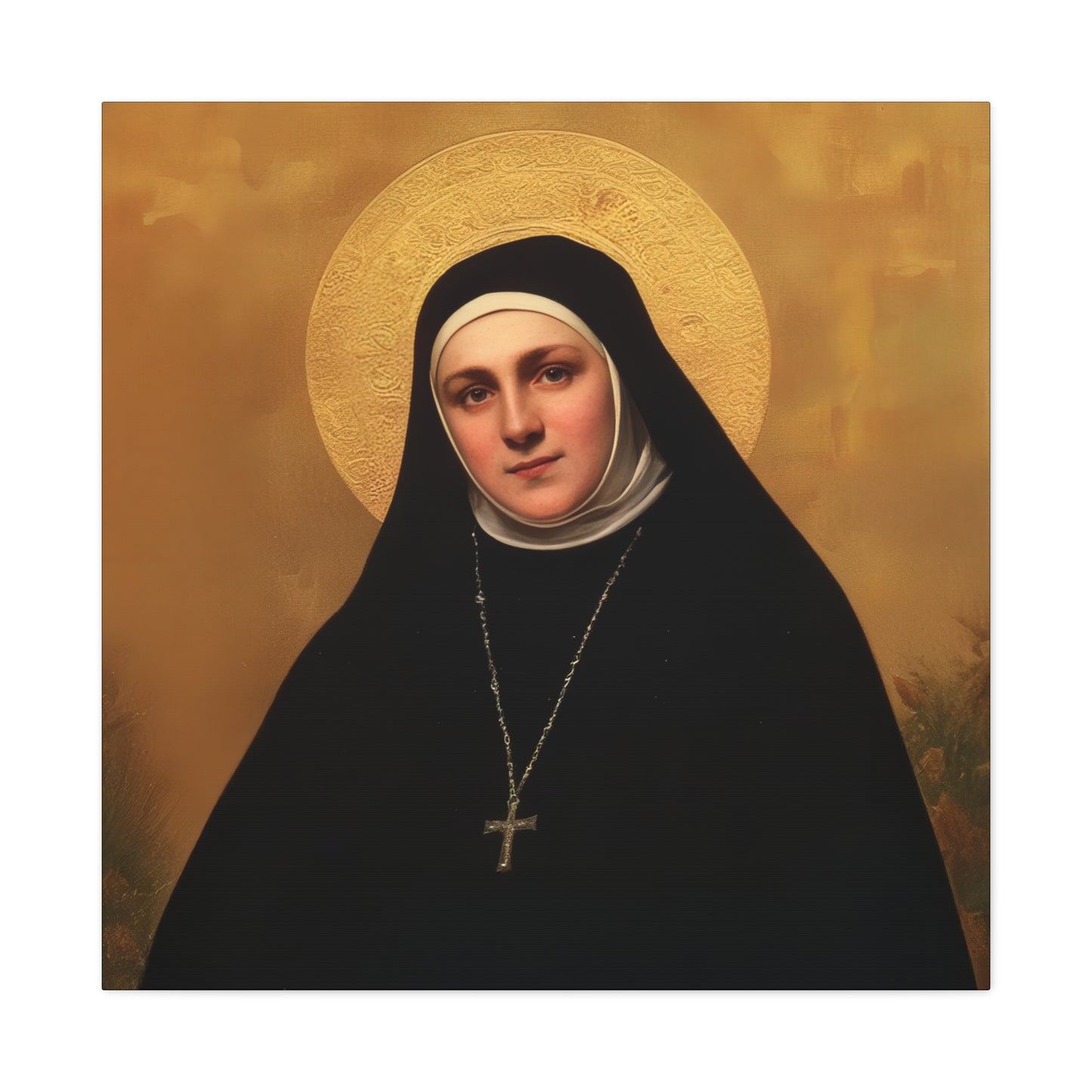 Saint Geltrude Caterina Comensoli - Gallery Wrapped Canvas - Print - Religious Art for your Home - Catholic Art