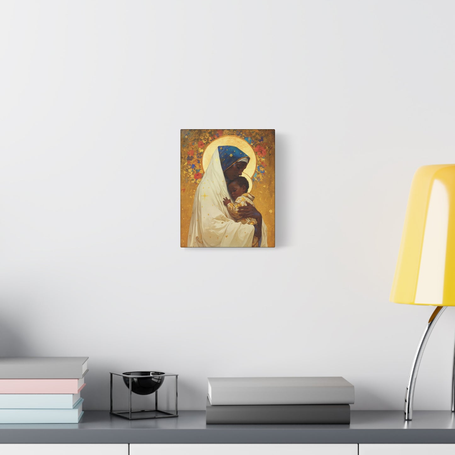 Queen of Peace and Love- Our Lady of Kibeho's Message - Museum Wrapped Canvas - Print - Religious Art for your Home - Christian print