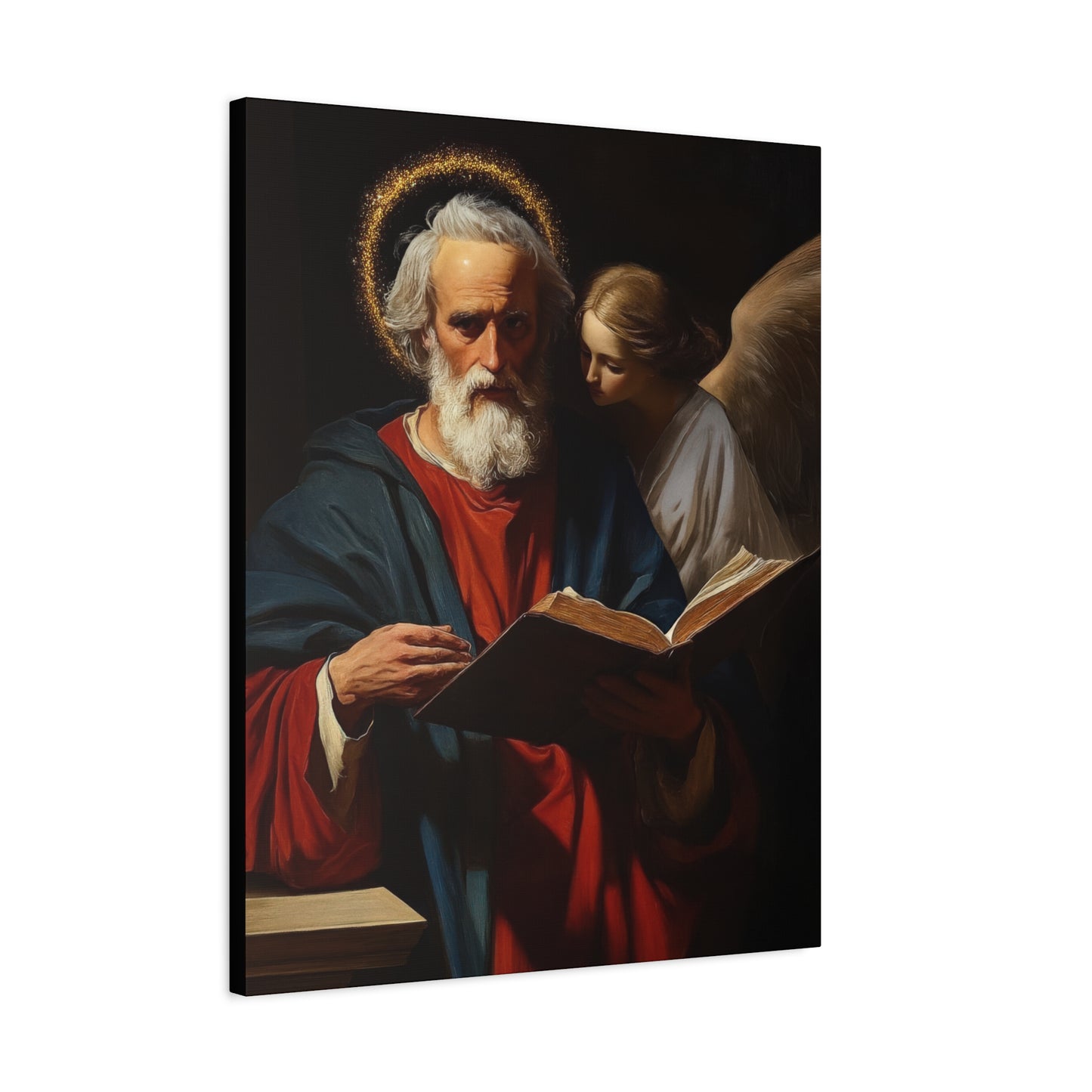 Saint Matthew the Apostle - Gallery Wrapped Canvas - Print - Religious Art for your Home - Catholic