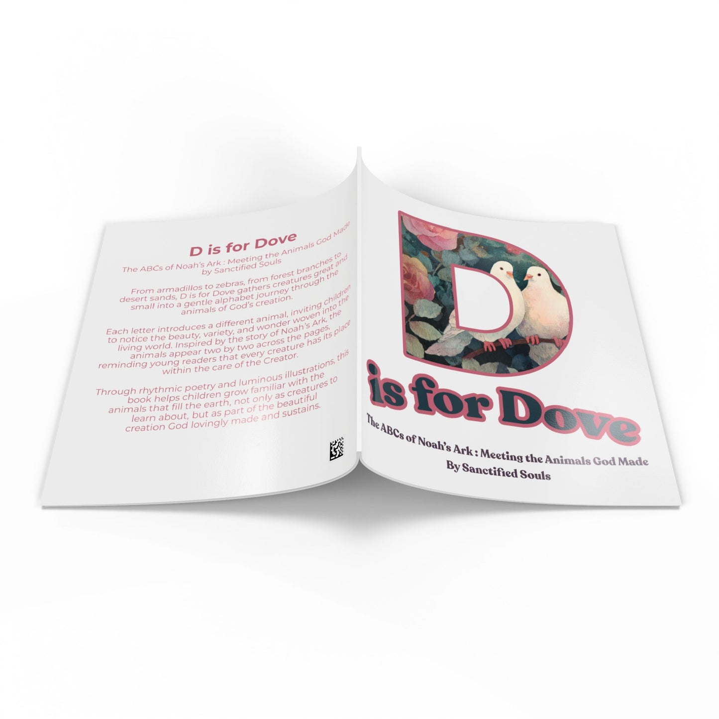 D is for Dove (Softcover) Noah's Ark ABC Book | Christian Animal Alphabet for Kids | Bible Animals Children's Book | Christian Kids Book
