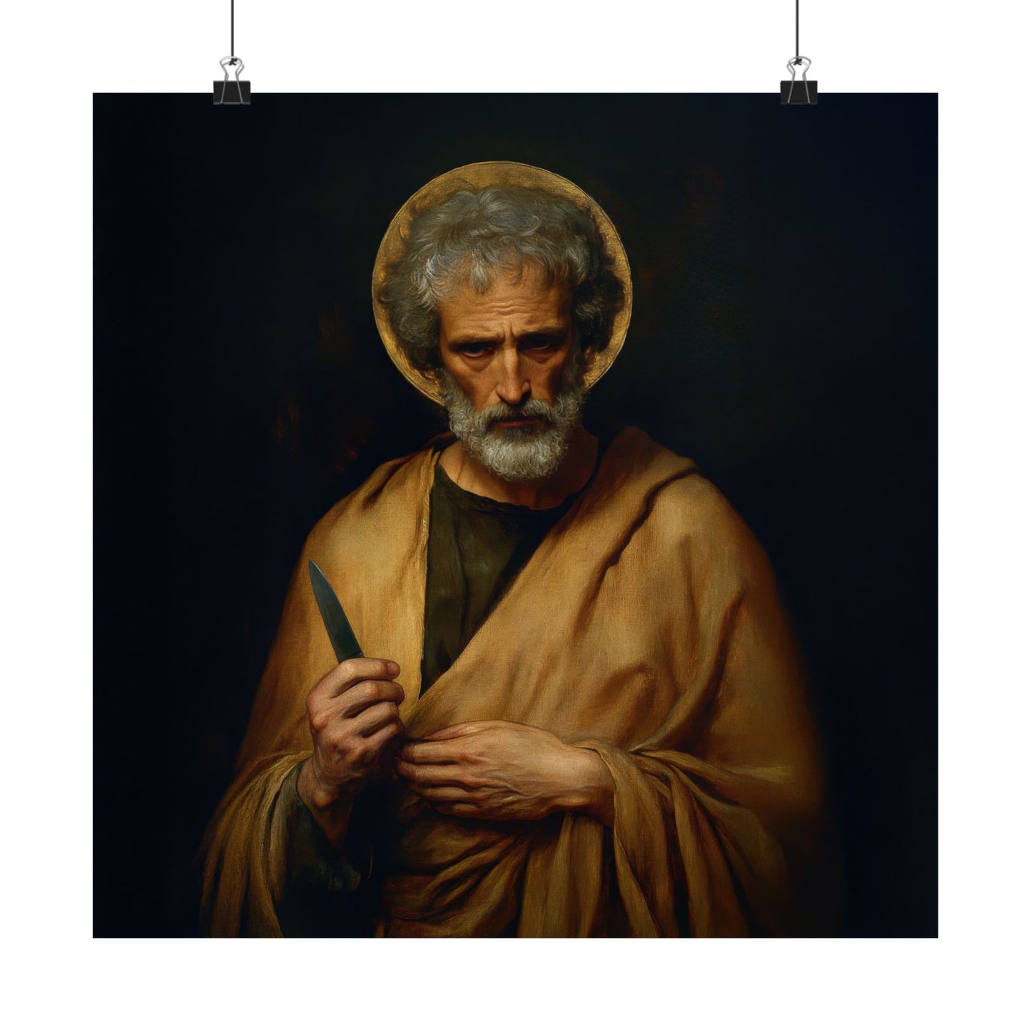 Saint Bartholomew the Apostle - Sanctified Souls Print - Multiple Sizes - Premium Matte Vertical Posters