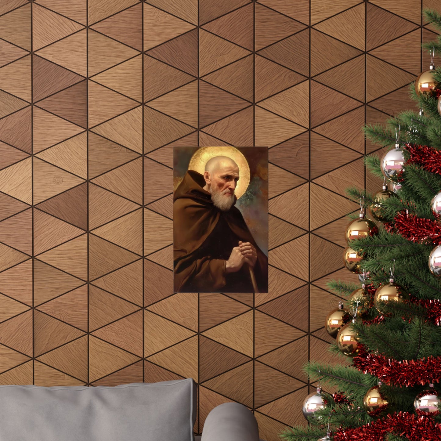 Saint Ignatius of Laconi - Sanctified Souls Print - Multiple Sizes - Premium Matte Vertical Posters