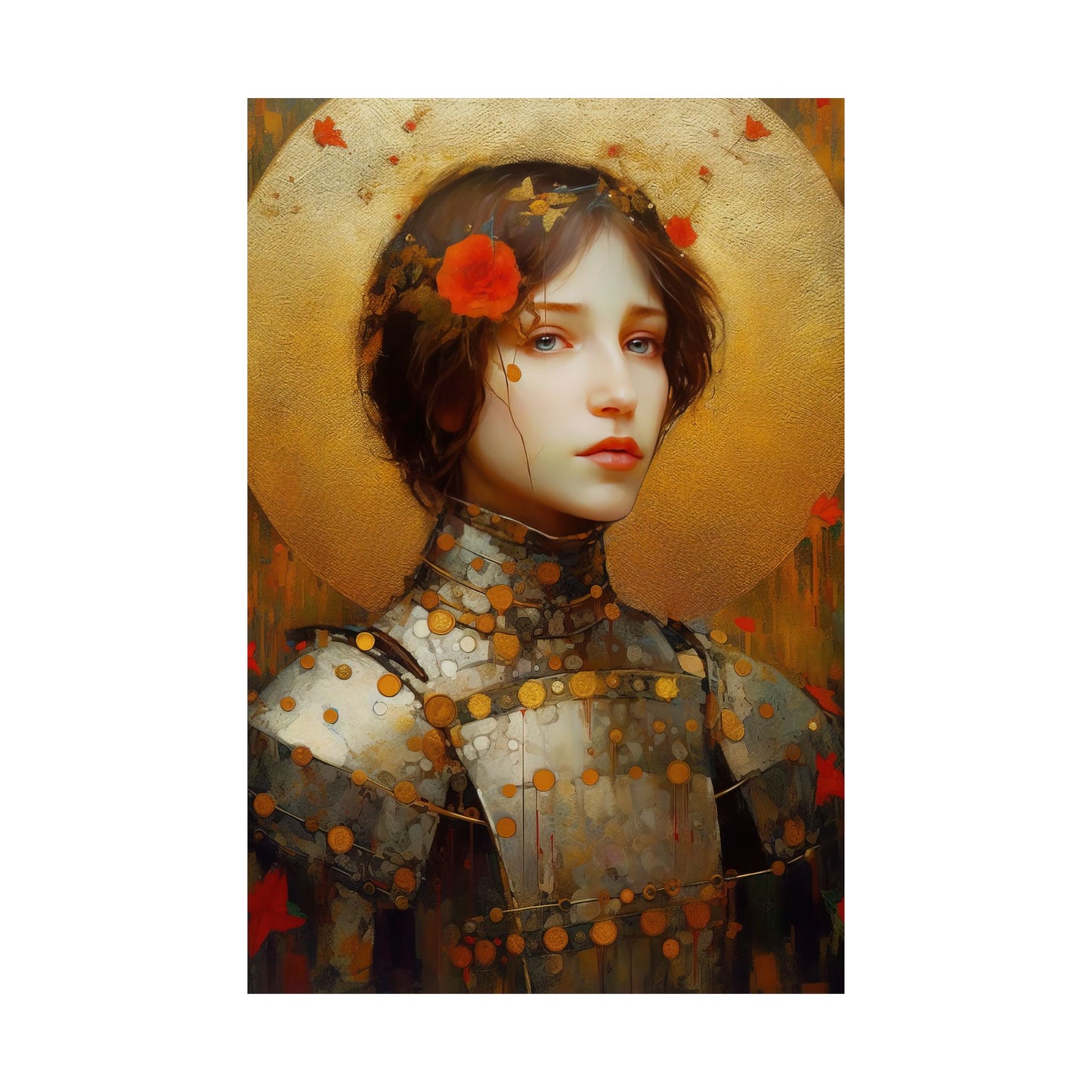Saint Joan of Arc Print - Sanctified Souls Print - Multiple Sizes - Premium Matte Vertical Posters