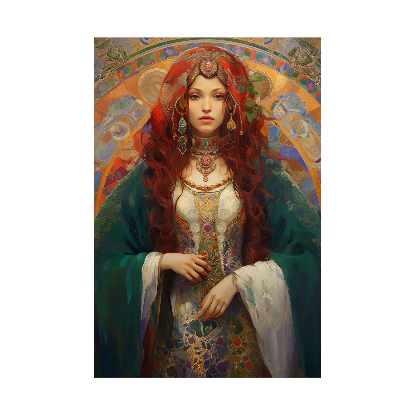 Saint Margaret of Antioch Print - Sanctified Souls Print - Multiple Sizes - Premium Matte Vertical Posters