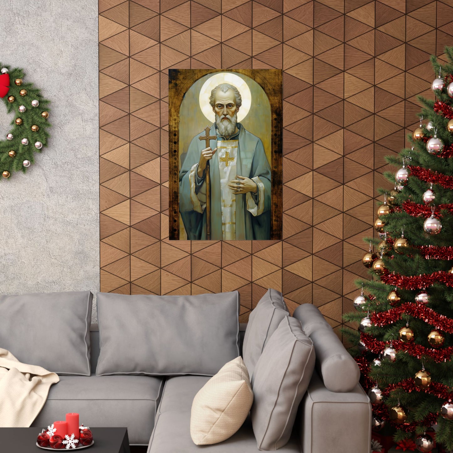 Saint Peter Chrysologus Print - Sanctified Souls Print - Multiple Sizes - Premium Matte Vertical Posters