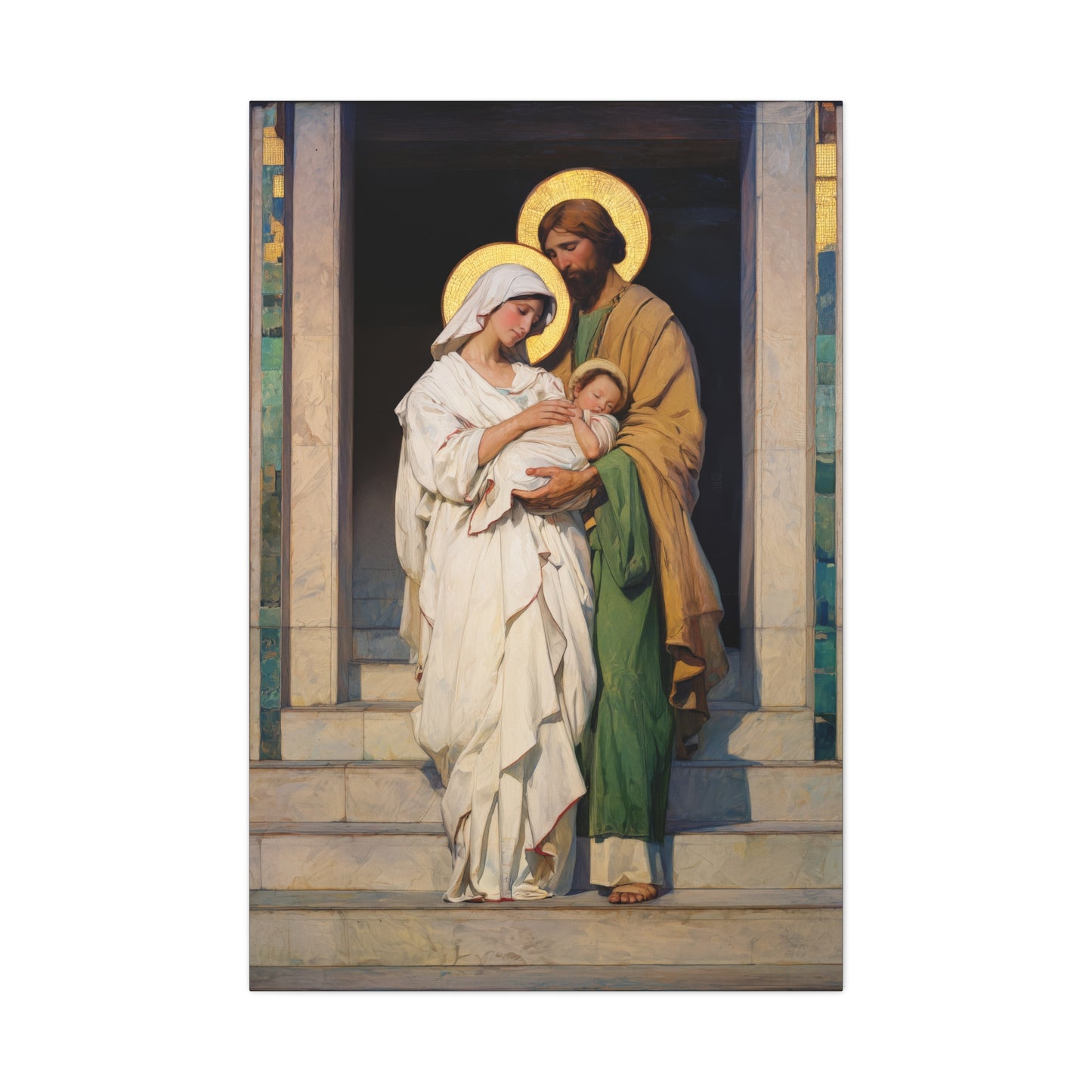 The Feast of the Presentation of the Lord - Holy Family - Gallery Wrapped Canvas - Print - Religious Art for your Home - Catholic art print - prayer room art