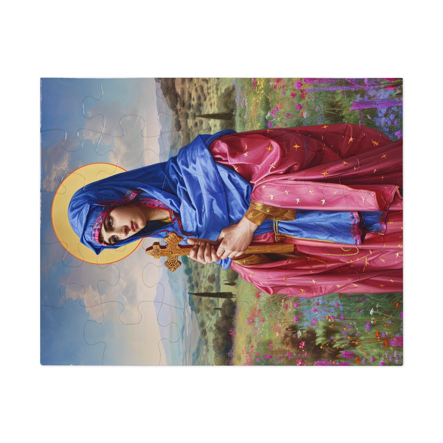 Saint Anysia of Salonika - Puzzle and Keepsake Tin - Religious Jigsaw Puzzle (30, 110, 252, 500,1000-Piece) - Religious Puzzle