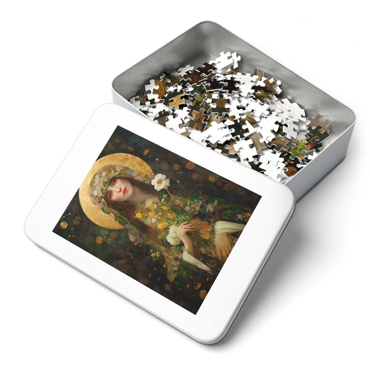 Saint Regina - Puzzle and Keepsake Tin - Religious Jigsaw Puzzle (30, 110, 252, 500,1000-Piece) - Religious Puzzle