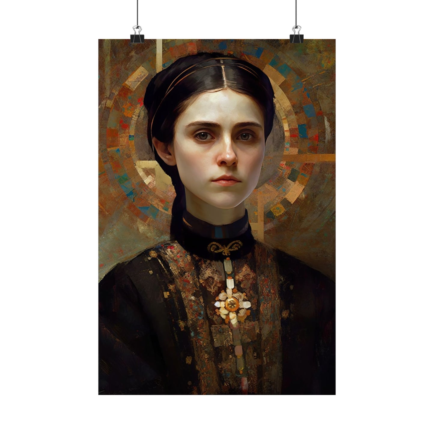 Saint Gemma Galgani Print - Sanctified Souls Print - Multiple Sizes - Premium Matte Vertical Posters