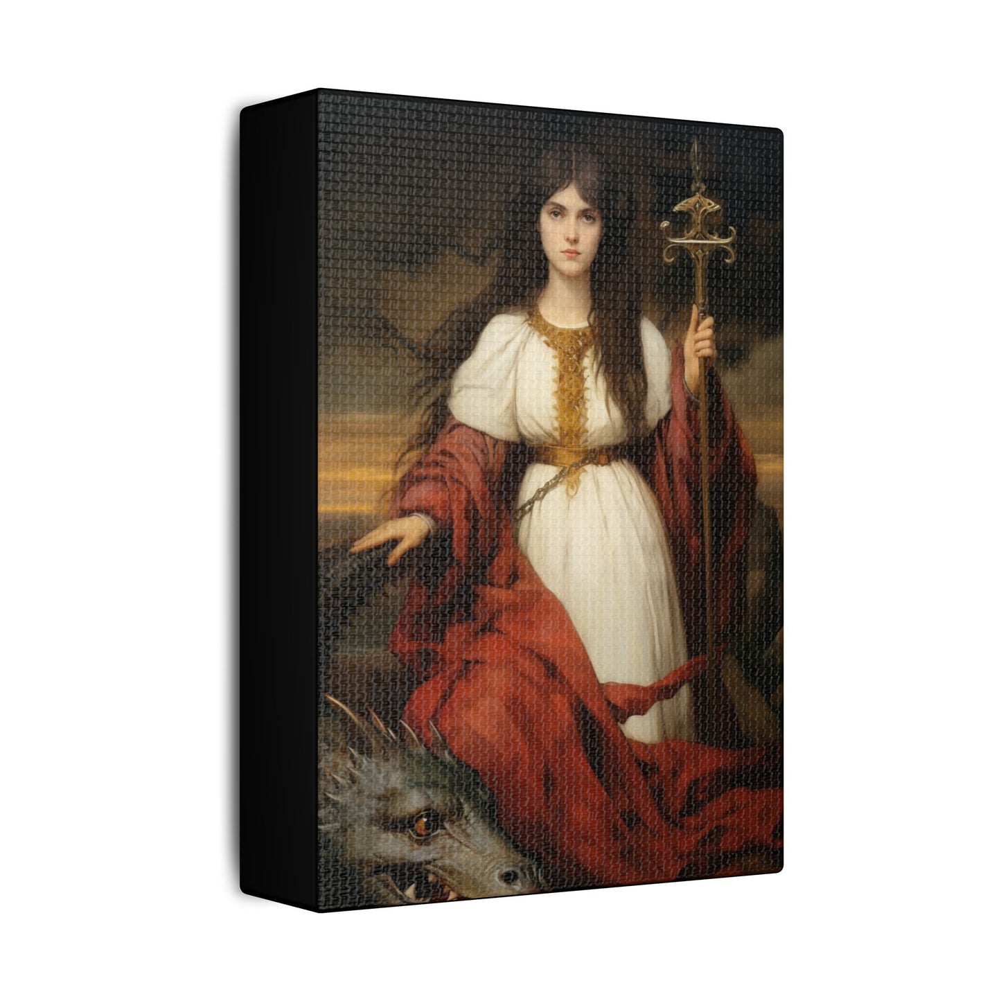 Saint Martha of Bethany Canvas Print - Multiple Sizes - Catholic Home art - Museum Wrapped Canvas - Sanctified Souls Print