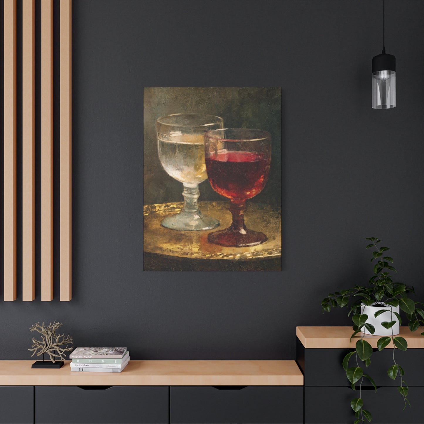 Cana and the Miracle of Abundance - Water into Wine - Gallery Wrapped Canvas - Print - Religious Art for your Home - Catholic Art Print