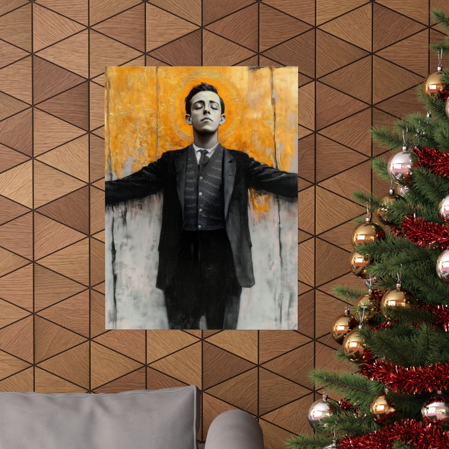 Blessed Miguel Pro - Sanctified Souls Print - Multiple Sizes - Premium Matte Vertical Posters - Catholic Saint art - Prayer Room Print