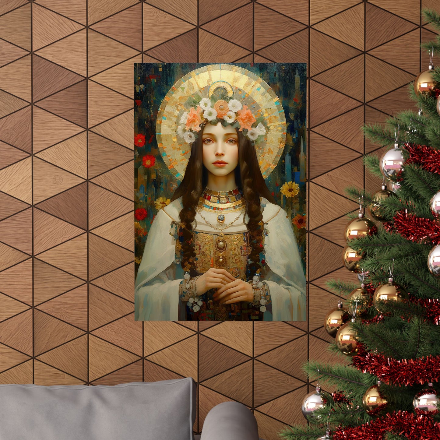 Saint Dorothy - Sanctified Souls Print - Multiple Sizes - Premium Matte Vertical Posters