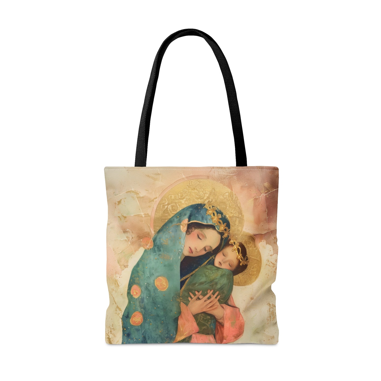 The Sweet Advocate of Souls - Mary, Help of Christians Tote Bag - Large Medium Small Faith Art Bag - Catholic Faith Purse - Double Sided