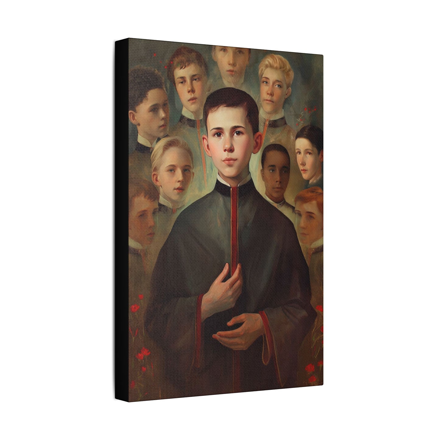 Saint John Berchmans Canvas Print - Multiple Sizes - Catholic Home art - Museum Wrapped Canvas - Sanctified Souls Print