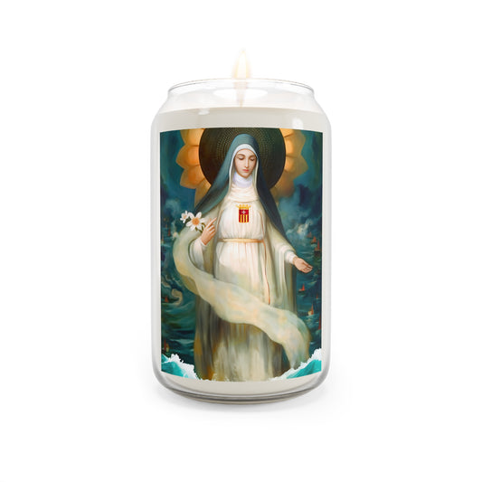 Mary of Cervellon / Saint Maria of Cerevellon - Scented Prayer Candle, 13.75oz - Tall Size - Religious Prayer Candle - Catholic Art