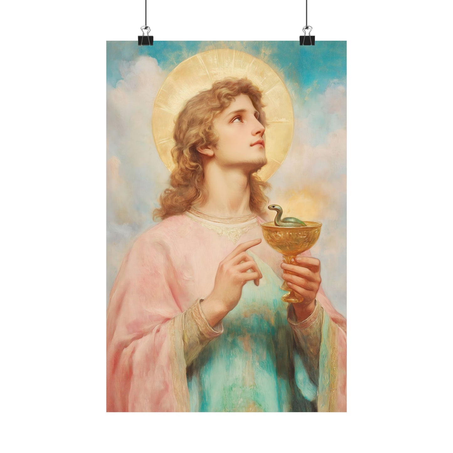 Copy of Saint John the Apostle - Sanctified Souls Print - Multiple Sizes - Premium Matte Vertical Posters