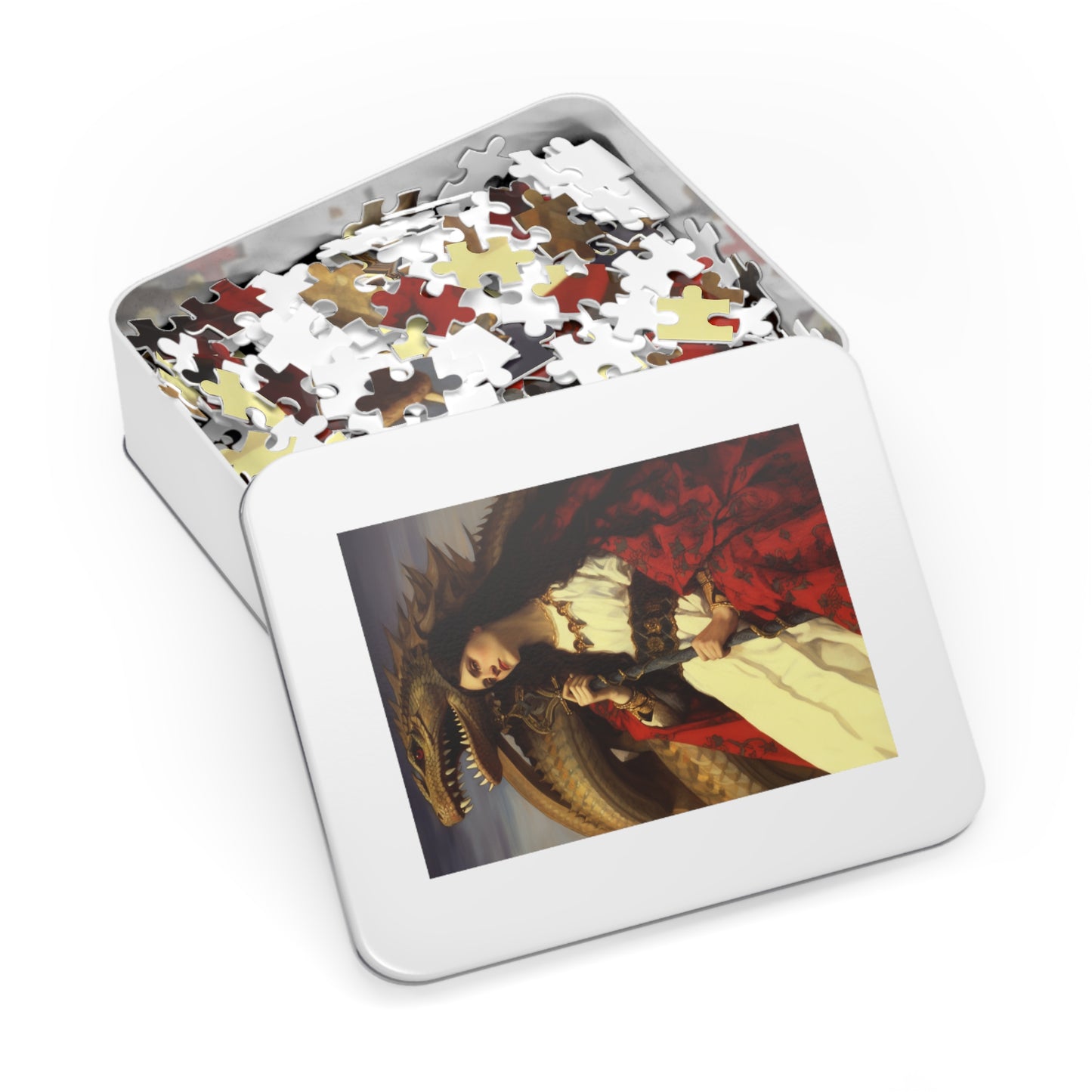 Saint Martha of Bethany - Puzzle and Keepsake Tin - Religious Jigsaw Puzzle (30, 110, 252, 500,1000-Piece) - Religious Puzzle