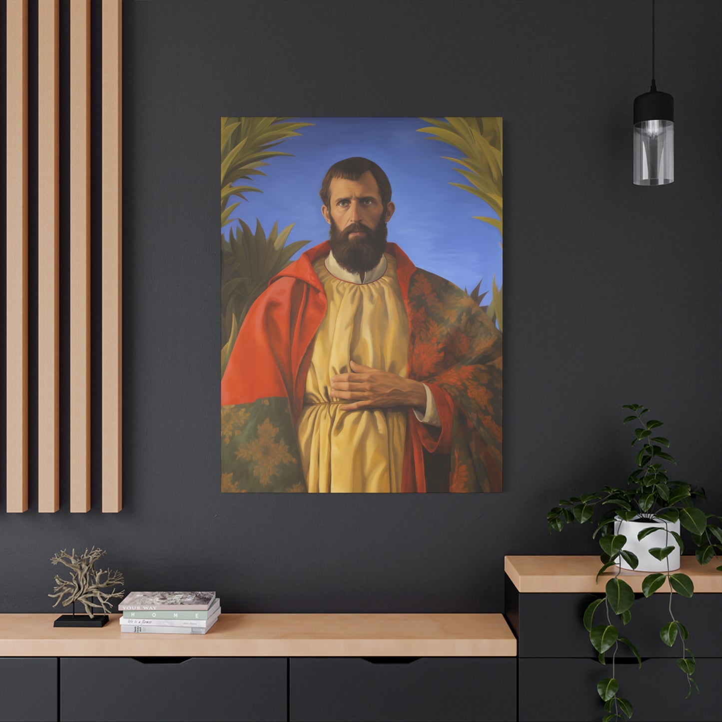 Saint Thomas the Apostle - Museum Wrapped Canvas - Sanctified Souls Print - Religious Art for your Home