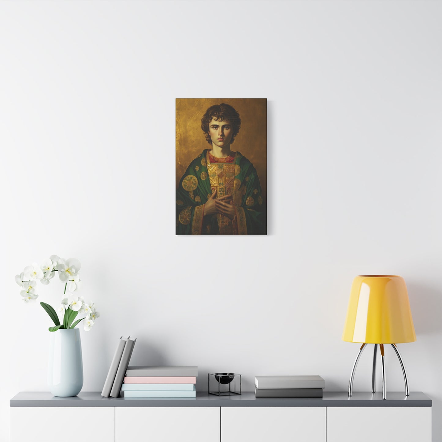Saint Pantaleon Canvas Print - Multiple Sizes - Catholic Home art - Museum Wrapped Canvas - Sanctified Souls Print