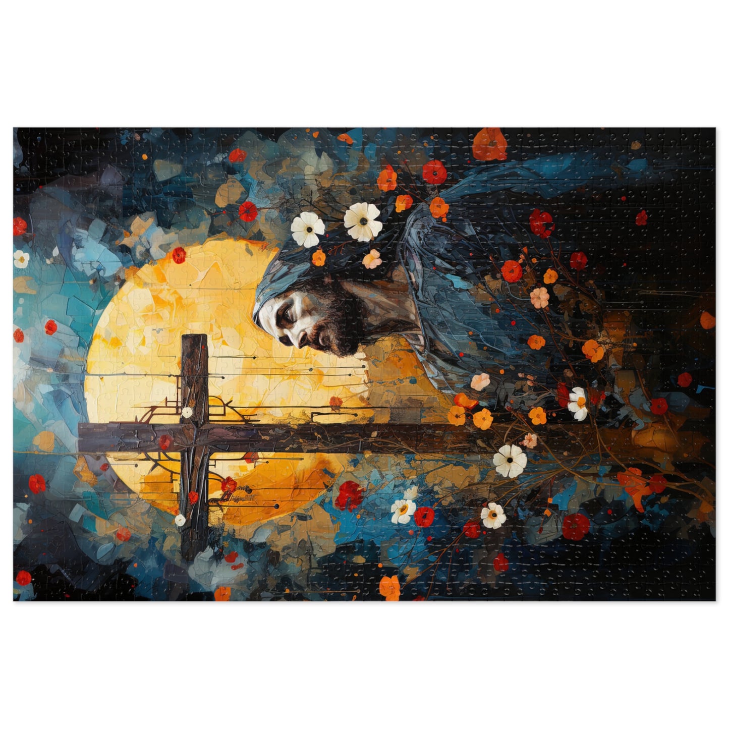 The Cross of Salvation - Puzzle and Keepsake Tin - Religious Jigsaw Puzzle (30, 110, 252, 500,1000-Piece) - Religious Puzzle