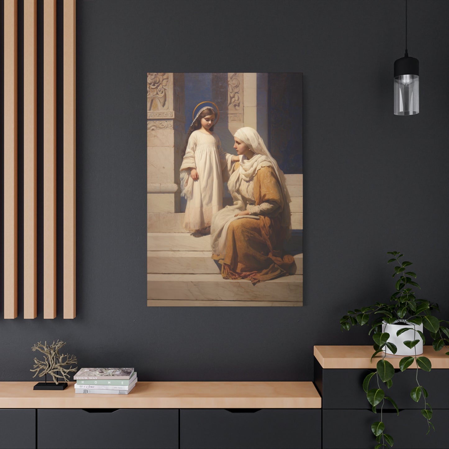 The Feast of the Presentation of the Blessed Mary - Gallery Wrapped Canvas - Print - Religious Art for your Home - Catholic