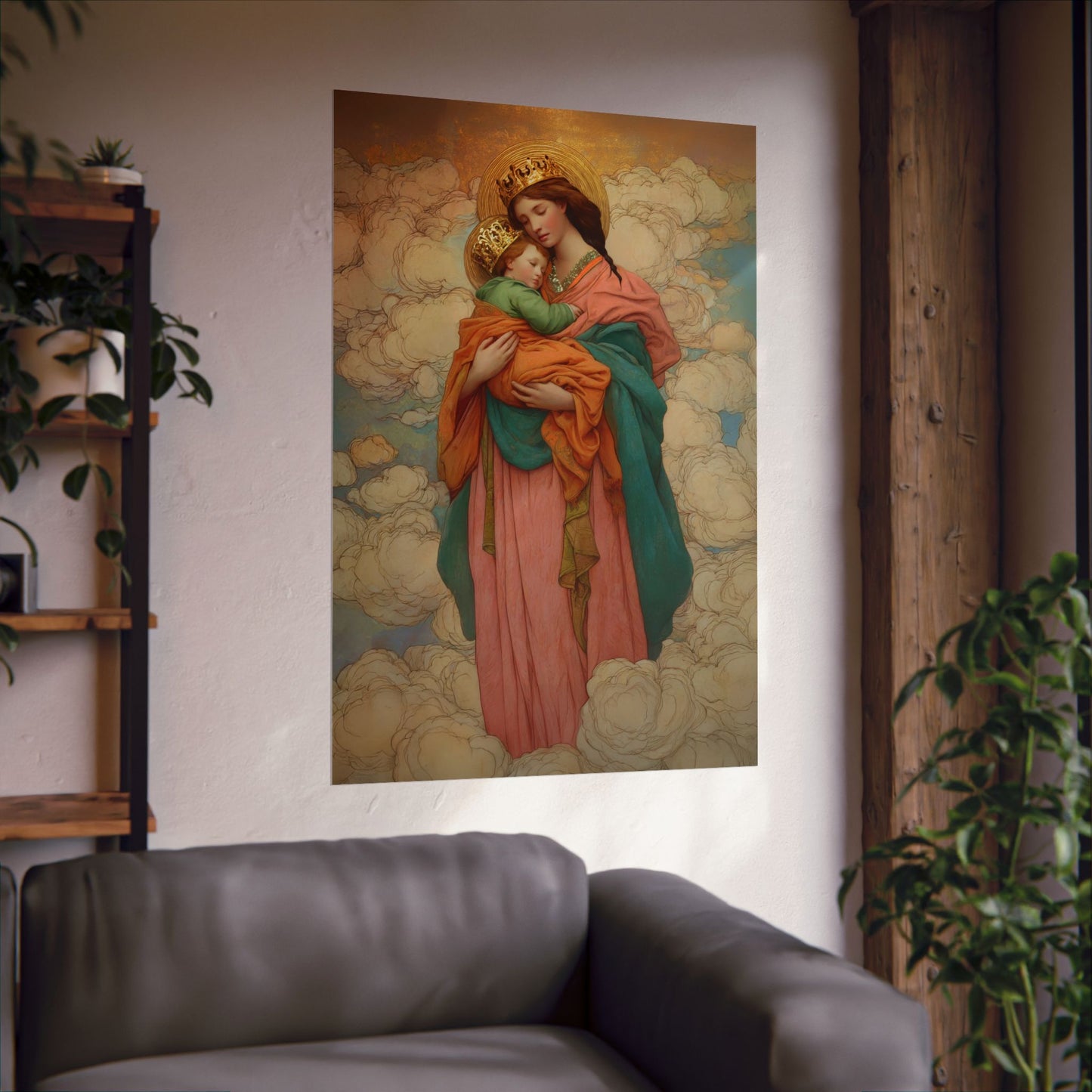Our Lady of Perpetual Help - Sanctified Souls Print - Multiple Sizes - Premium Matte Vertical Posters