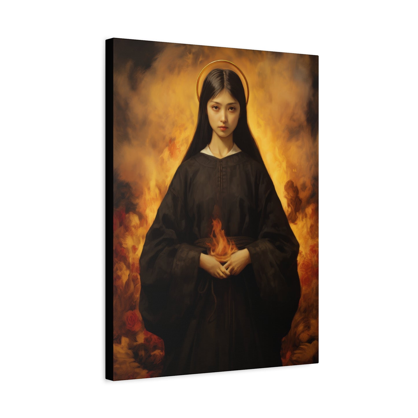 Blessed Mary Magdalen Kiota - Museum Wrapped Canvas - Print - Religious Art for your Home - Christian print - Prayer Room Catholic Saint