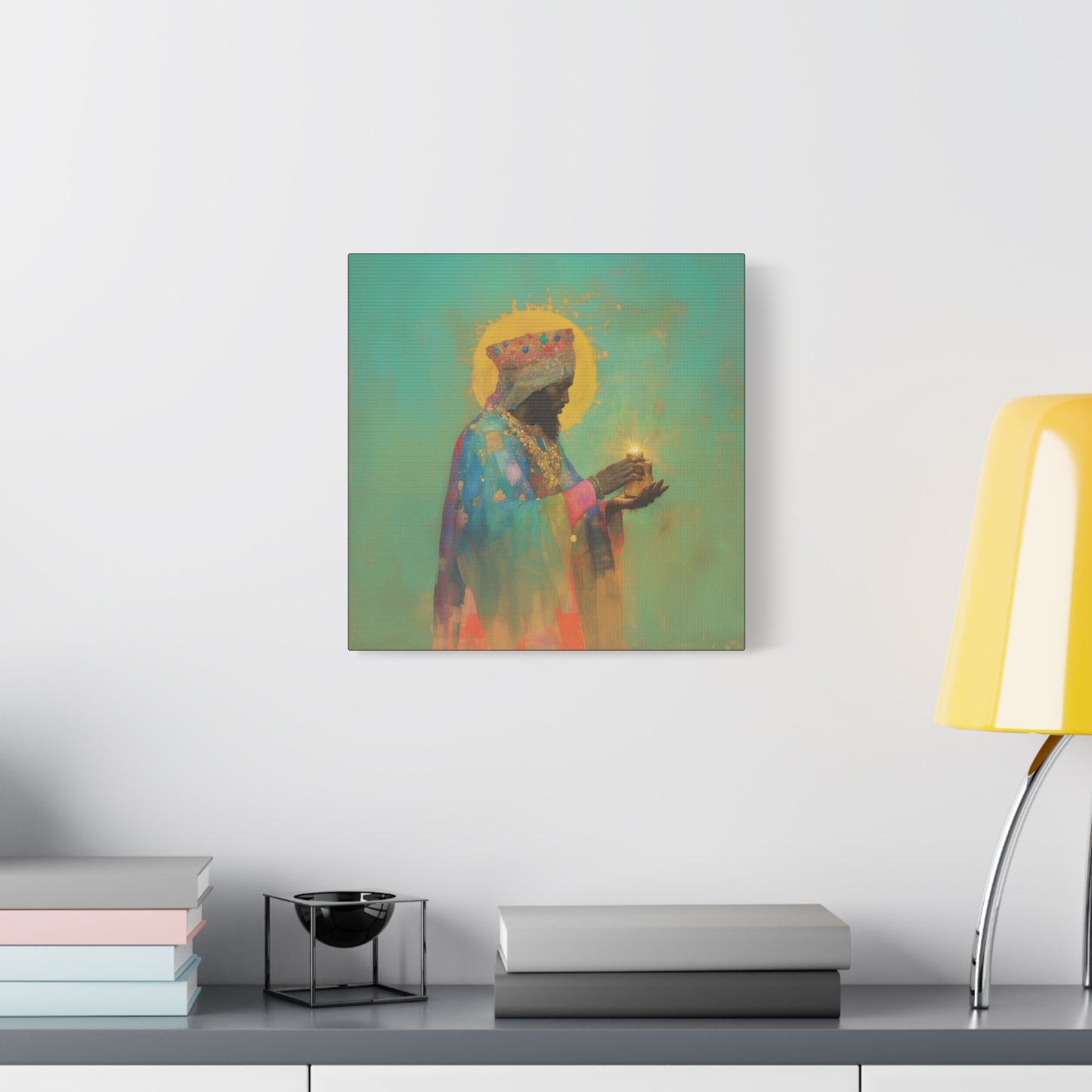 Balthazar and the Gift of Foretold Sorrow - 3 Wise Men - Gallery Wrapped Canvas - Print - Religious Art for your Home - Catholic