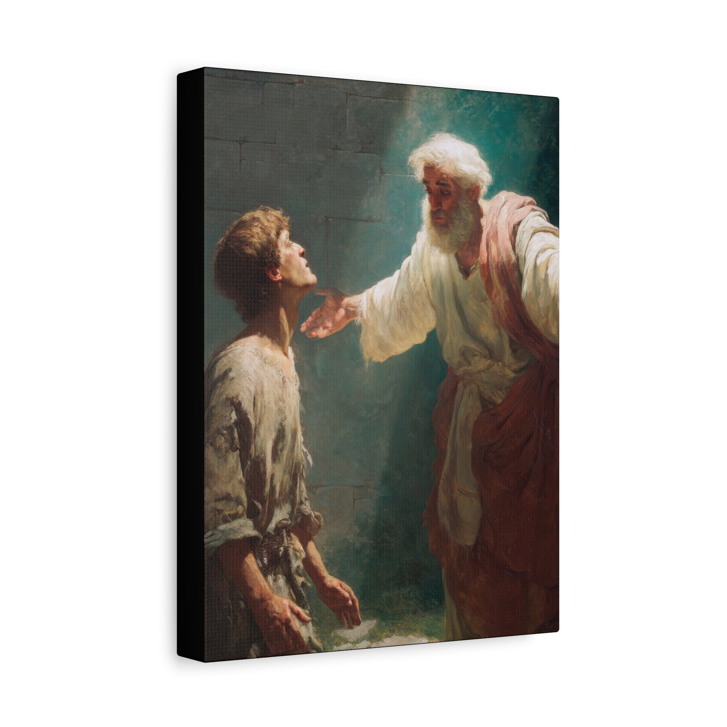 Homecoming of the Prodigal Son - Gallery Wrapped Canvas - Print - Religious Art for your Home - Catholic Art Print