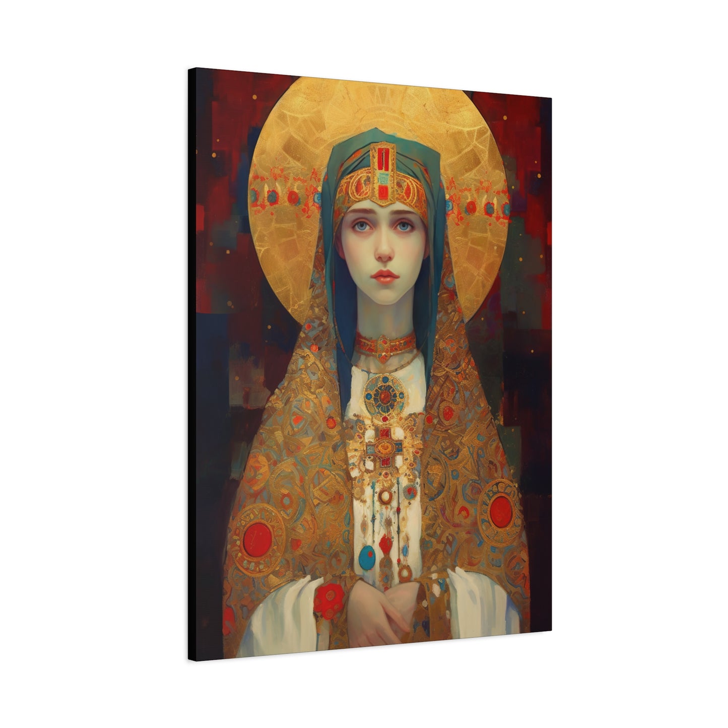 Saint Anastasia of Sirmium - Museum Wrapped Canvas - Sanctified Souls Print - Religious Art for your Home