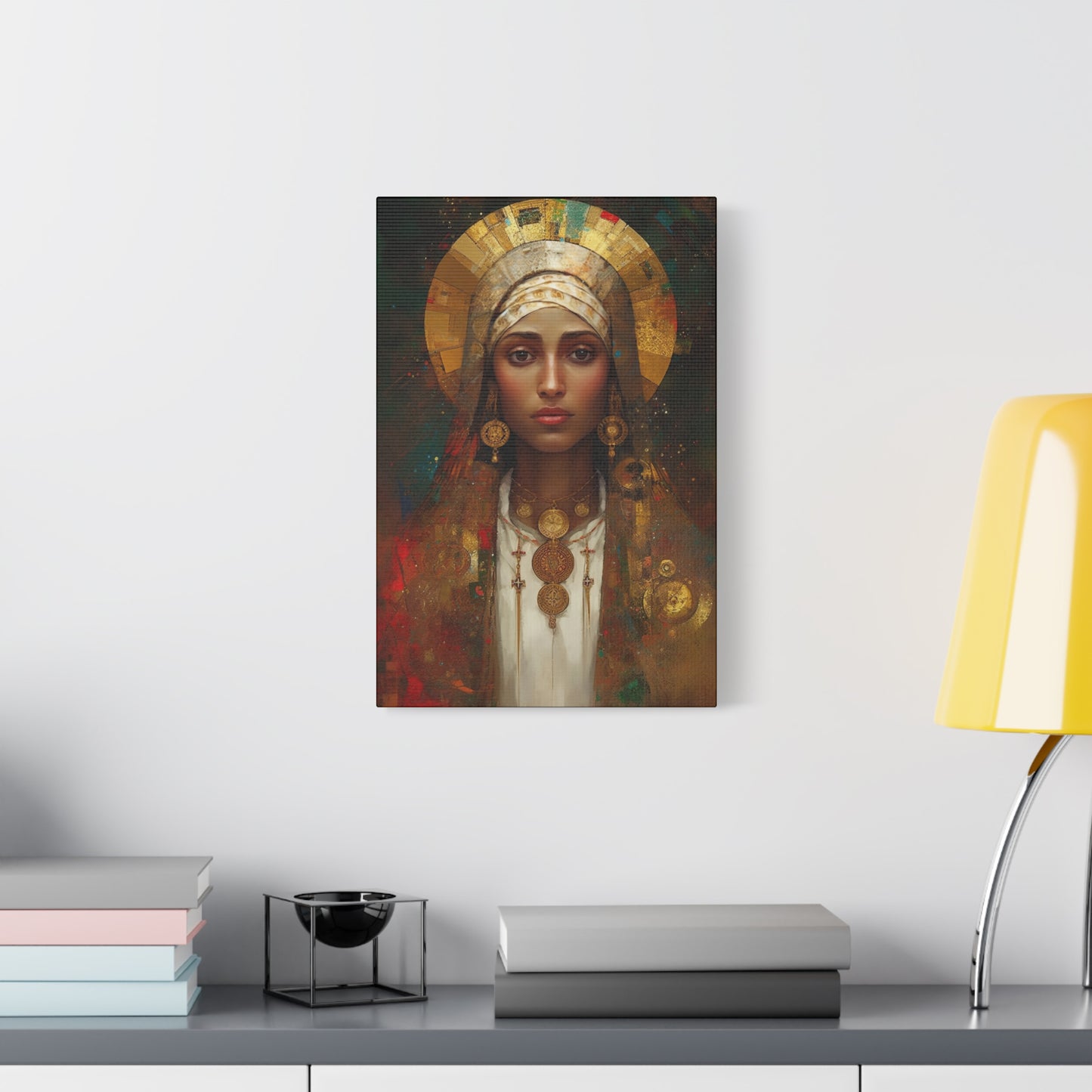 Saint Julia of Carthage - Museum Wrapped Canvas - Sanctified Souls Print - Religious Art for your Home