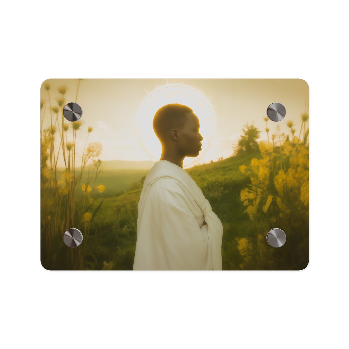Saint Charles Lwanga Wall Art Panel - Ready to Hang Acrylic Print - Catholic Saint Art - Patron Saint Print - No Frame needed