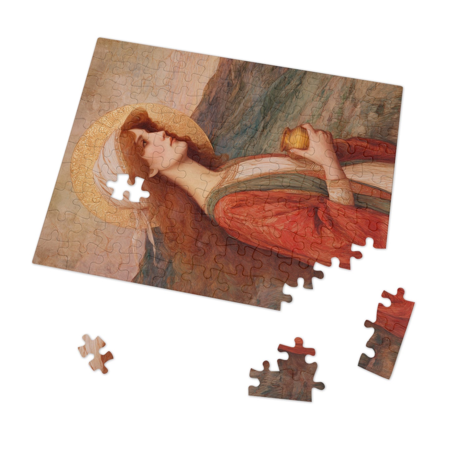 Saint Joanna  - Puzzle & Keepsake Tin - Religious Jigsaw Puzzle (30, 110, 252, 500,1000-Piece)