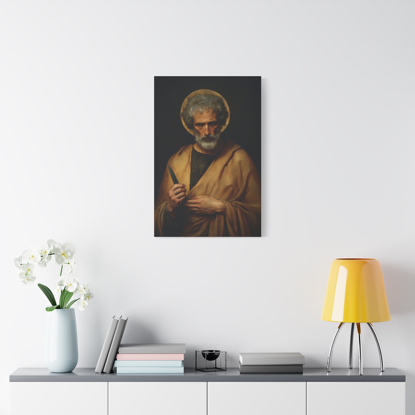 Saint Bartholomew the Apostle  - Gallery Wrapped Canvas - Print - Religious Art for your Home - Catholic