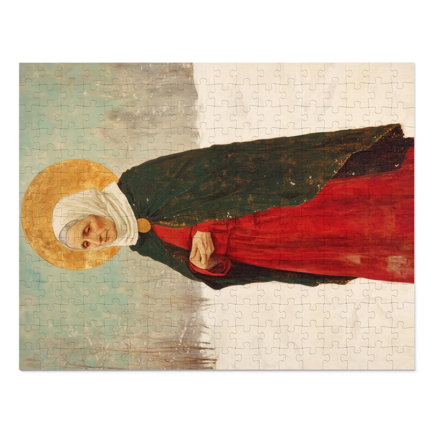Saint Xenia - Russian Saint Art - Puzzle & Keepsake Tin - Religious Jigsaw Puzzle (30, 110, 252, 500,1000-Piece)