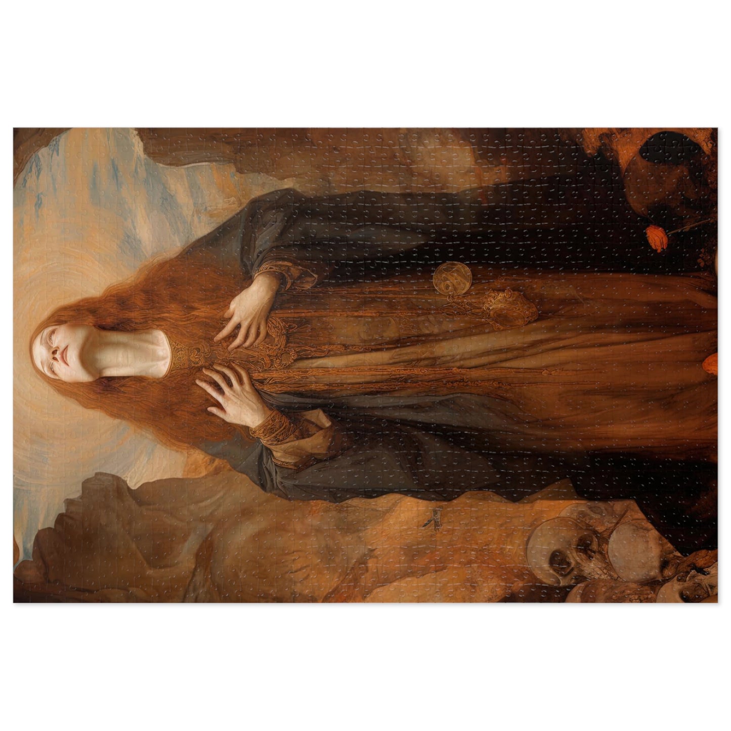 Saint Rosalia - Puzzle and Keepsake Tin - Religious Jigsaw Puzzle (30, 110, 252, 500,1000-Piece) - Religious Puzzle