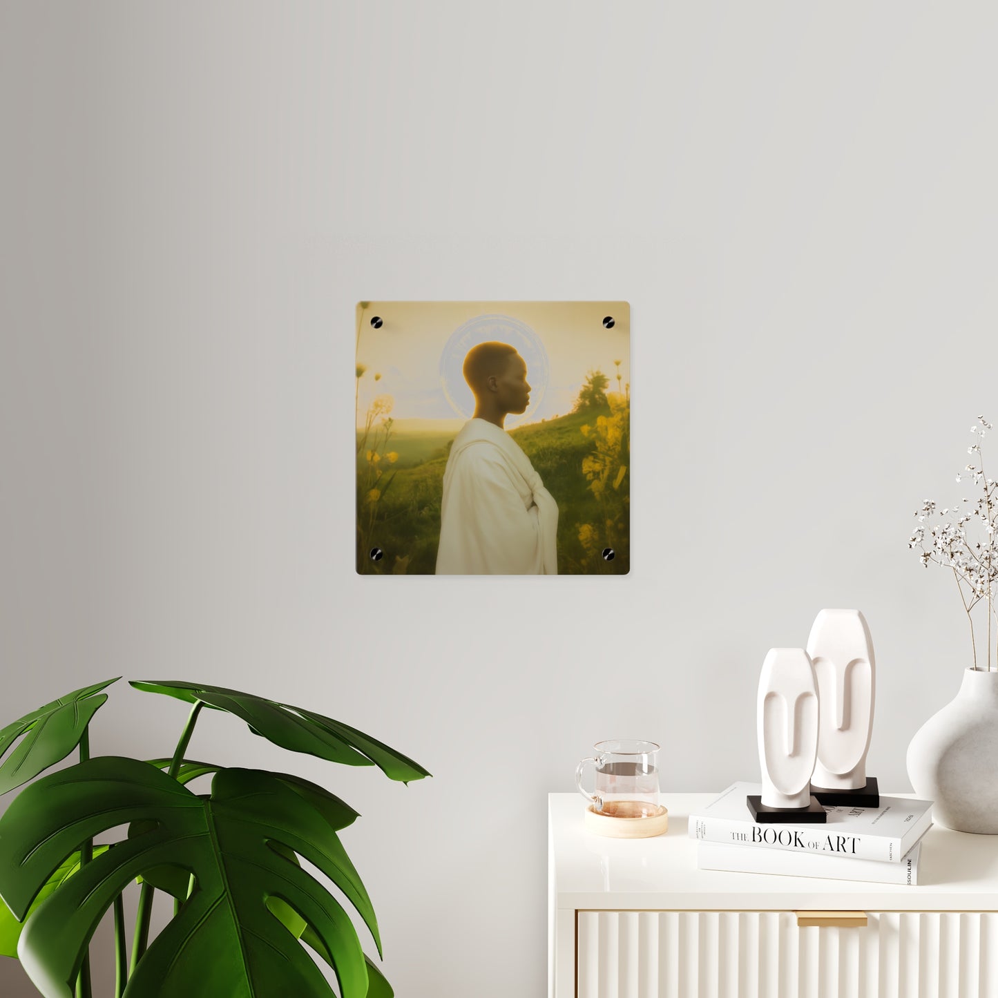 Saint Charles Lwanga Wall Art Panel - Ready to Hang Acrylic Print - Catholic Saint Art - Patron Saint Print - No Frame needed