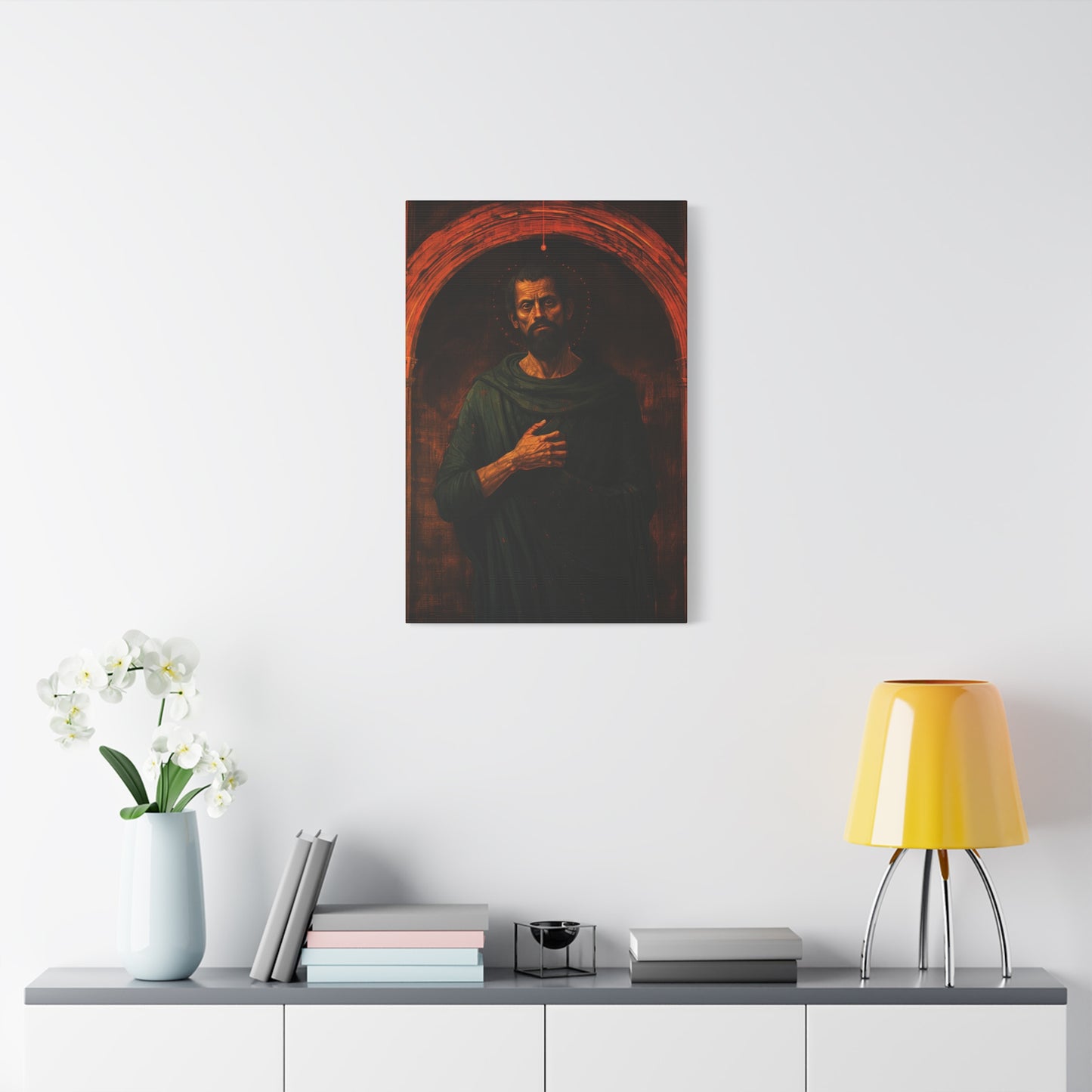 Saint Bartholomew Canvas Print - Multiple Sizes - Catholic Home art - Museum Wrapped Canvas - Sanctified Souls Print