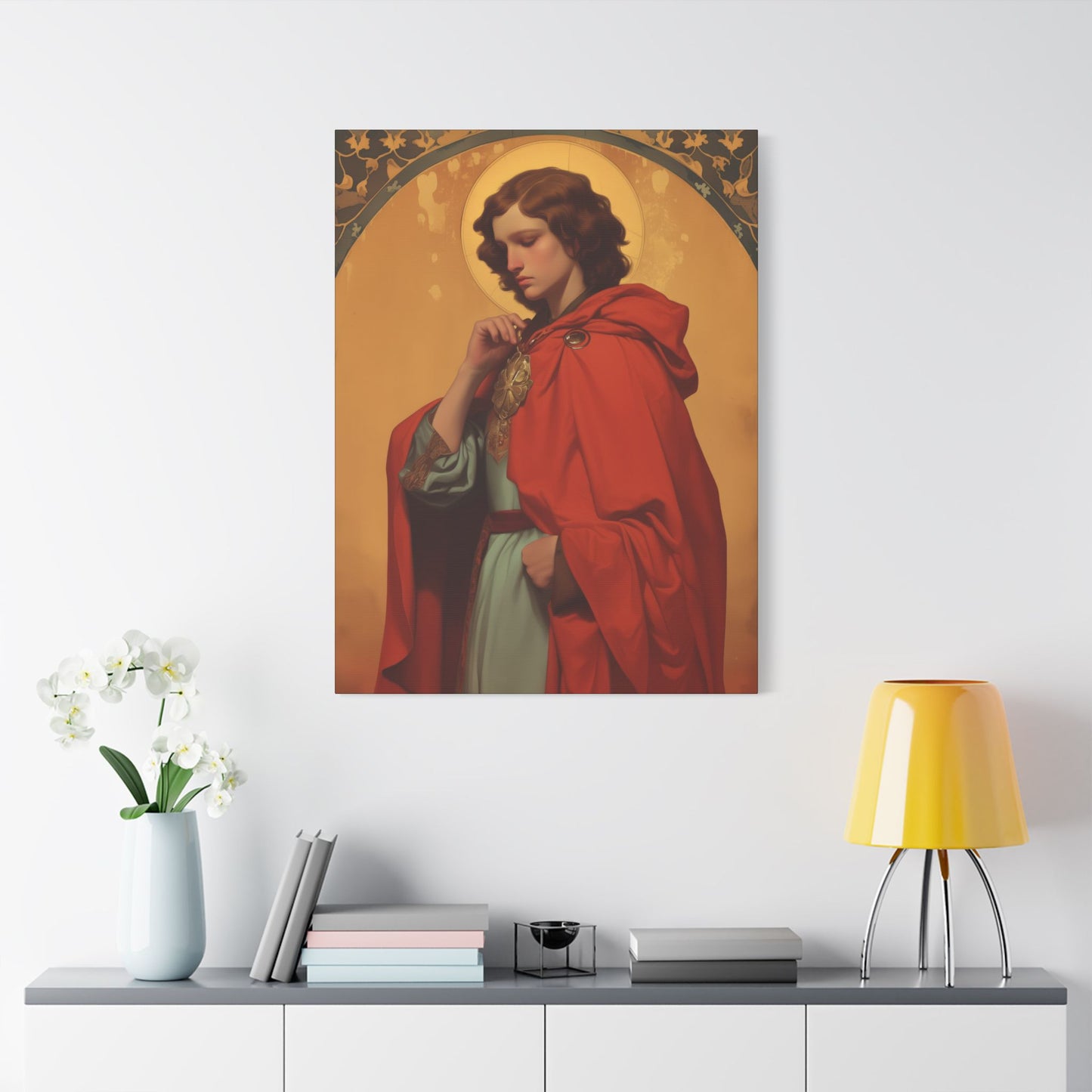 Saint Casimir of Poland Canvas Print - Multiple Sizes - Catholic Home art - Museum Wrapped Canvas - Sanctified Souls Print