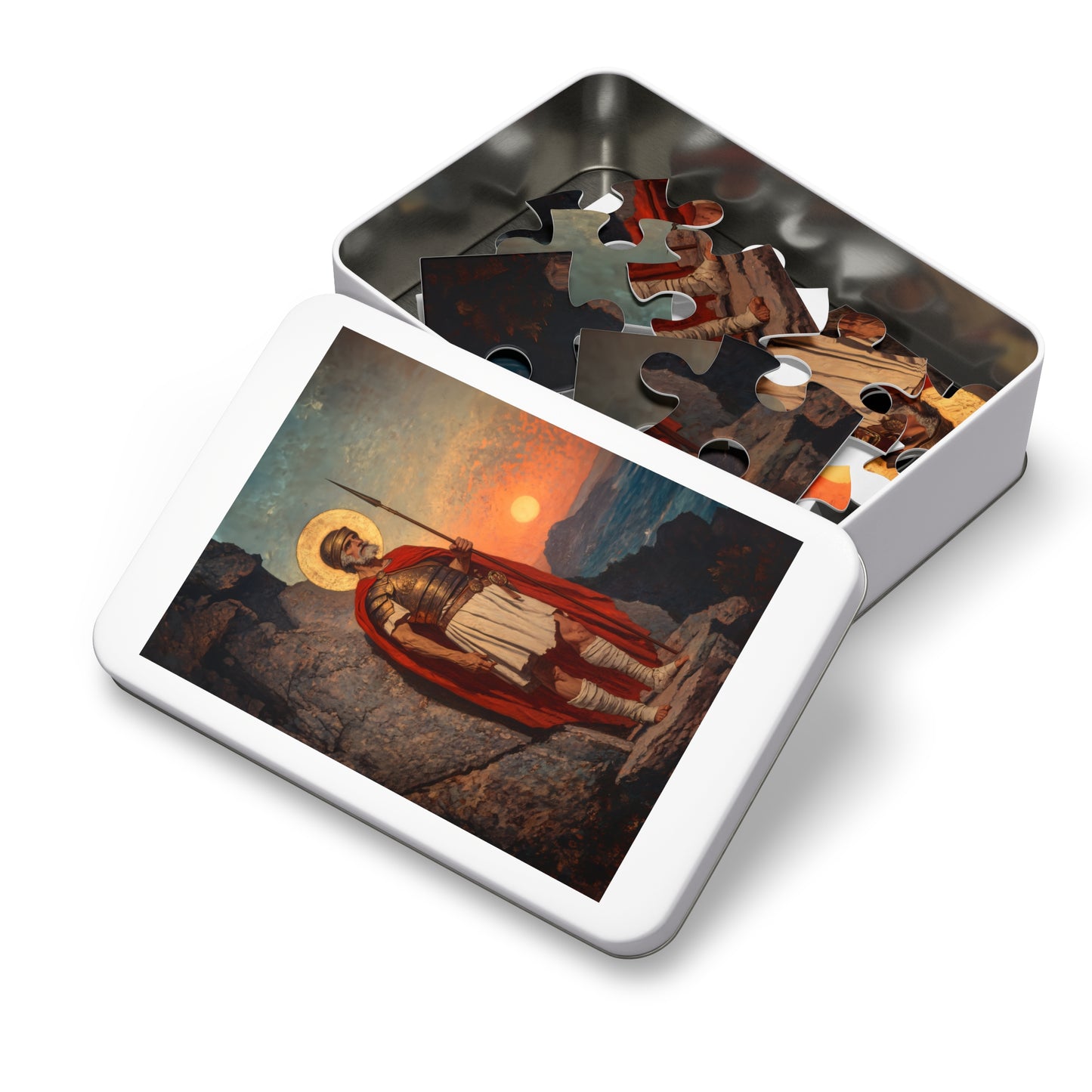 Saint Andrew the Tribune - Puzzle and Keepsake Tin - Religious (30, 110, 252, 500,1000) - Religious Puzzle - Gifts for Catholic Families