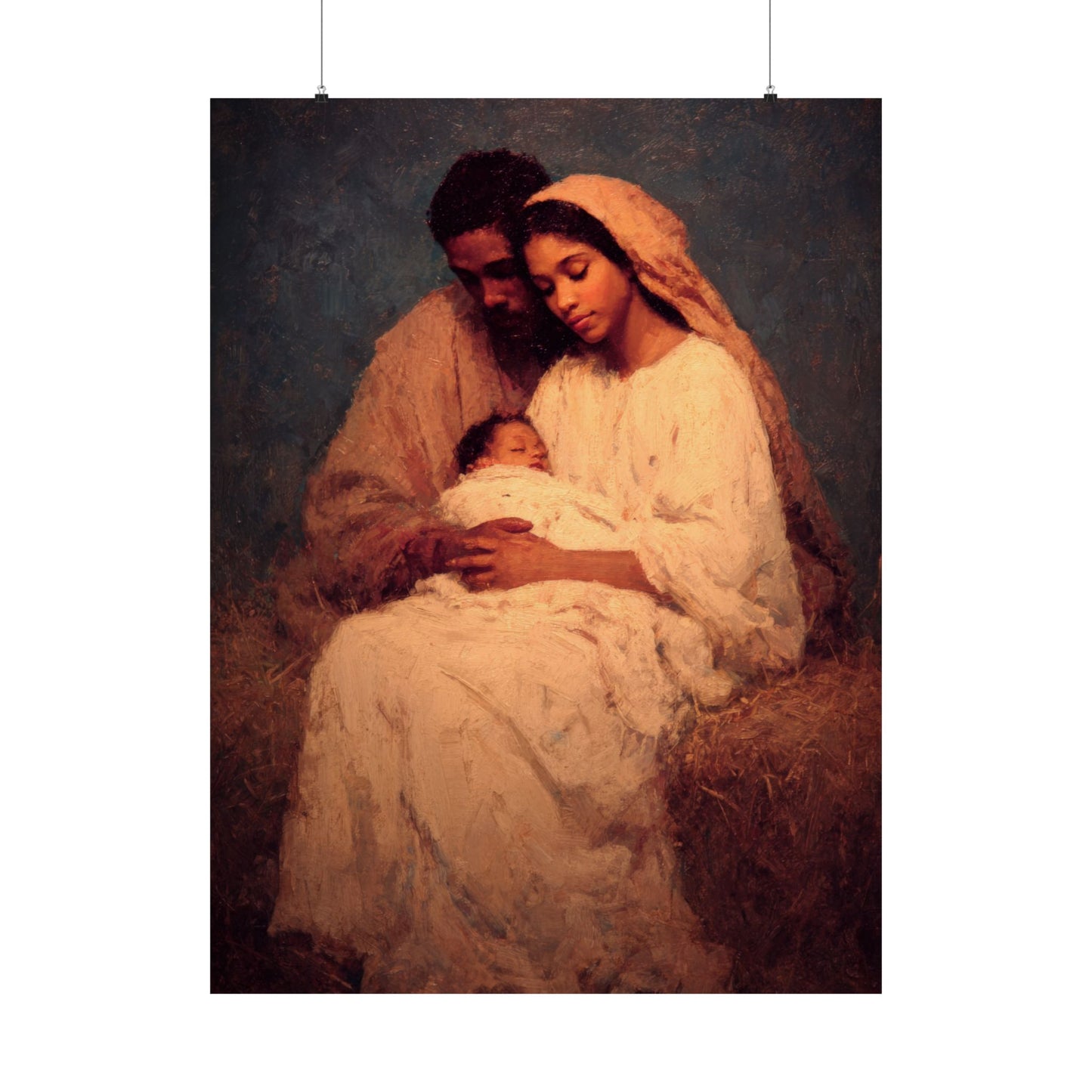 Love Made Visible in the Holy Family - Sanctified Souls Print - Multiple Sizes - Premium Matte Vertical Posters