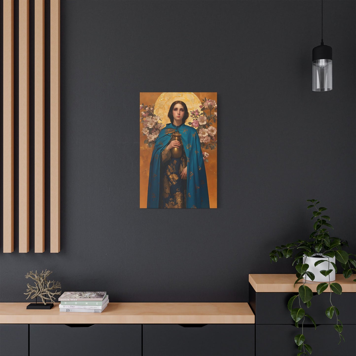Anastasia the Patrician of Alexandria  - Museum Wrapped Canvas - Sanctified Souls Print - Religious Art