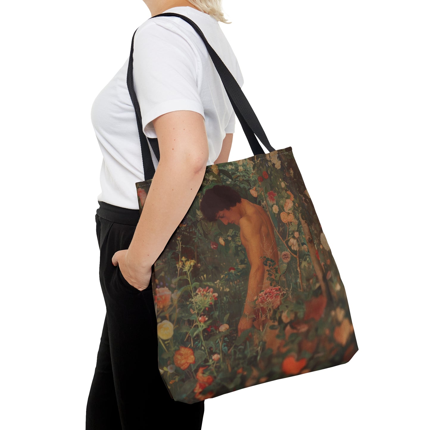 Saint Adam - Tote Bag - Large Medium Small Faith Art Bag - Re usable Tote Purse - Double Sided - Catholic Art Bag